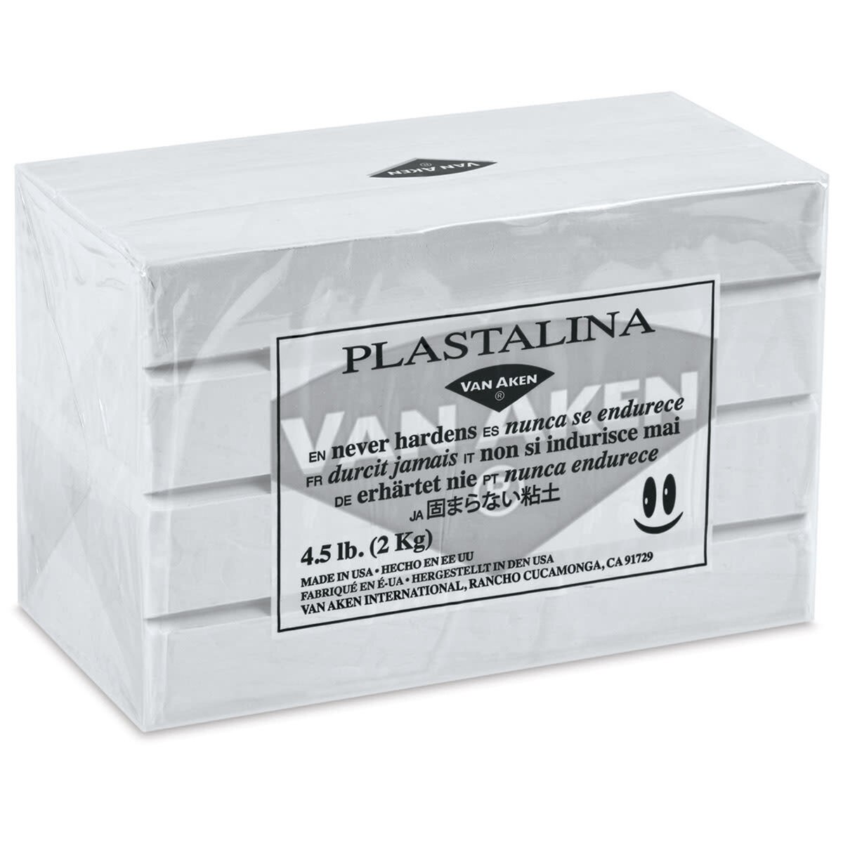 Plastalina Modeling Clay White 1LB
